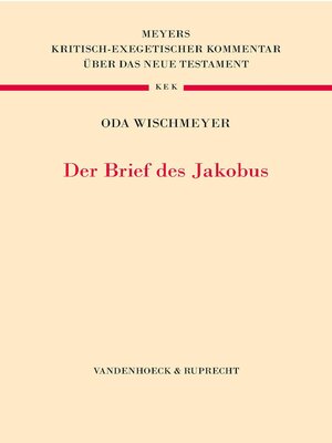 cover image of Der Brief des Jakobus